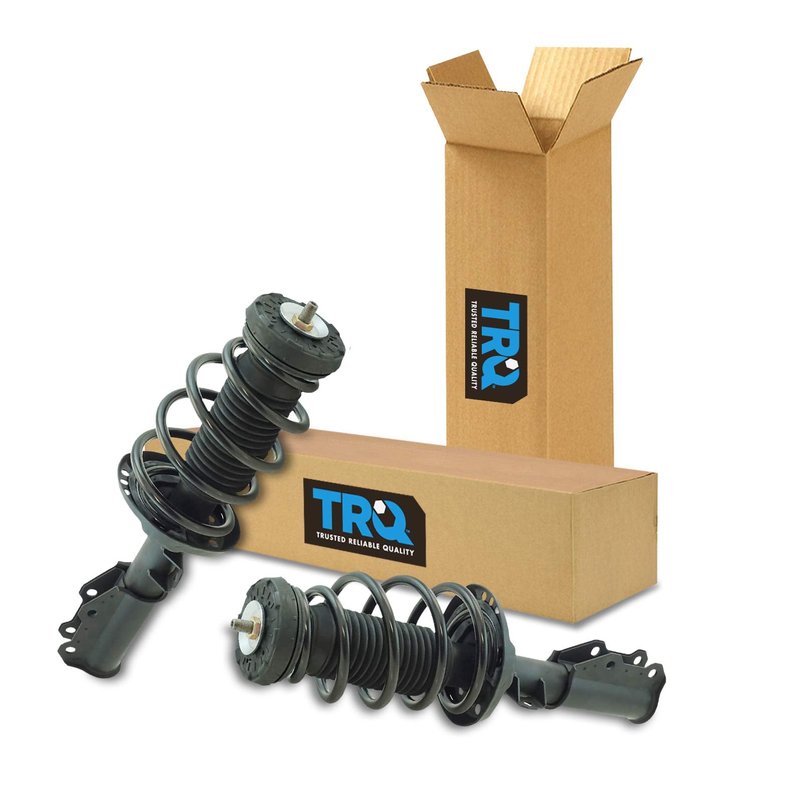 Trq Front Strut & Coil Spring Assembly Set Driver & Passenger Sides Compatible With 10-16 Buick Lacrosse