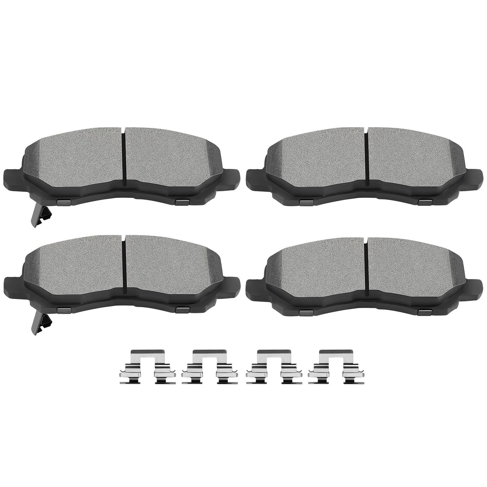 Scitoo D866 Front Ceramic Brake Pads Sets Fit For Chrysler 200/Sebring,For Dodge Avenger/Caliber/Stratus,For Jeep Compass/Patrio