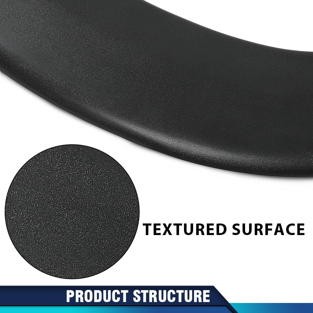 Pit66 Rear Molding Wheel Trim Fender Flare Textured Left Driver Side Compatible With Dodge Ram Promaster 2019-2022