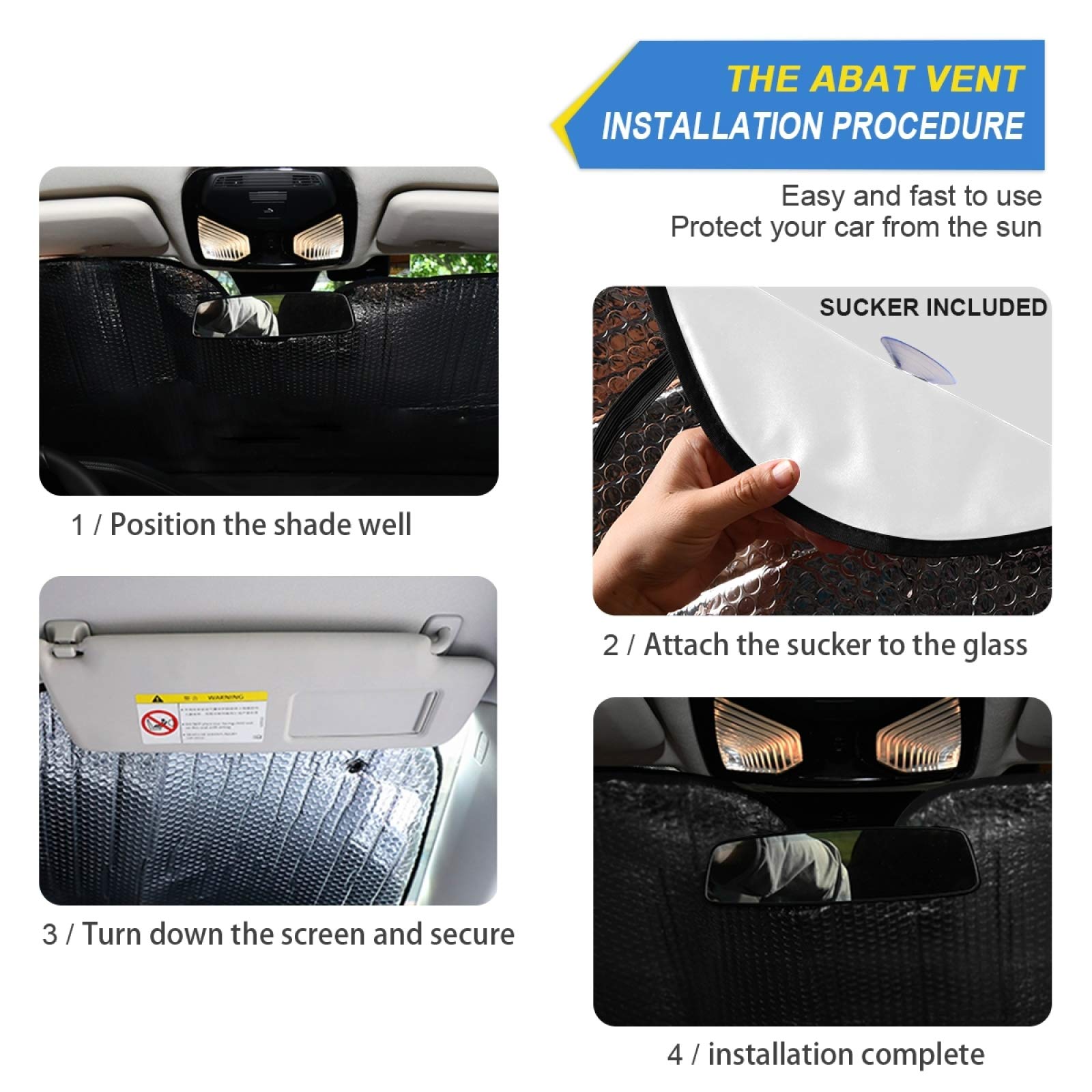 Oarencol Woman Eyes Eyelash Car Windshield Sun Shade Foldable Uv Ray Sun Visor Protector Sunshade To Keep Your Vehicle Cool (55'