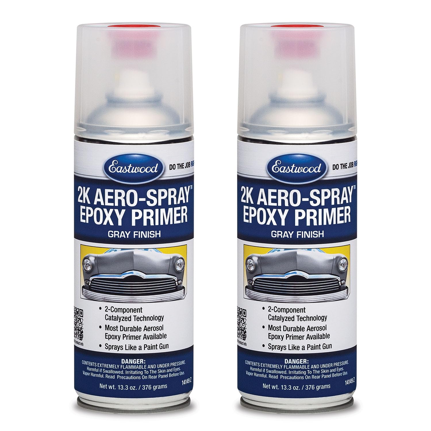 Eastwood 2K Epoxy Gray Primer | Aerospray Catalyzed Technology | Durable Direct To Metal Automotive | Performance On Car Body Fi