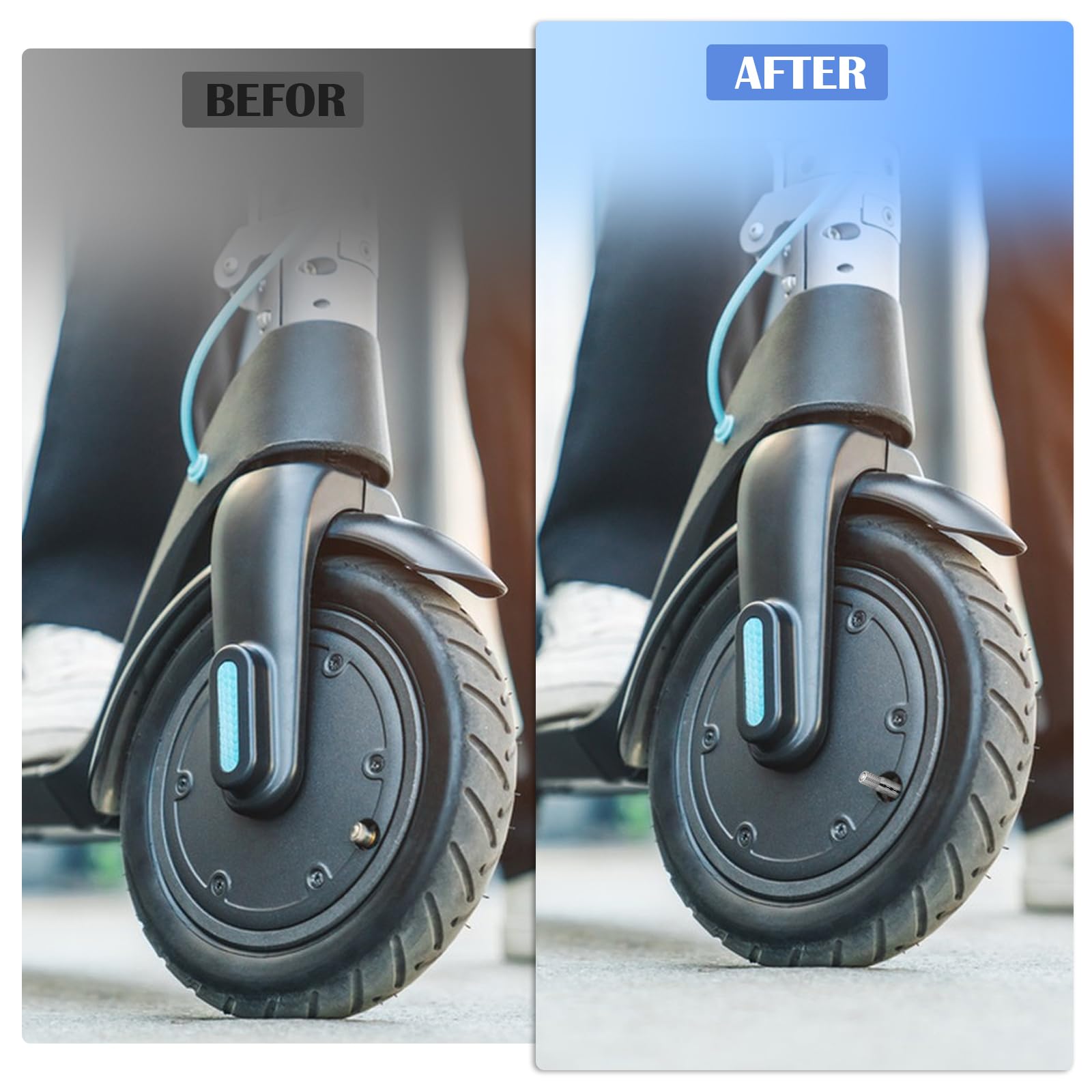 4 Pcs Valve Caps Stem Extension 27mm Tire Valve Extenders Brass Tire Stem Extension Wheel Tire Cap Extender Adapter for Car Moto