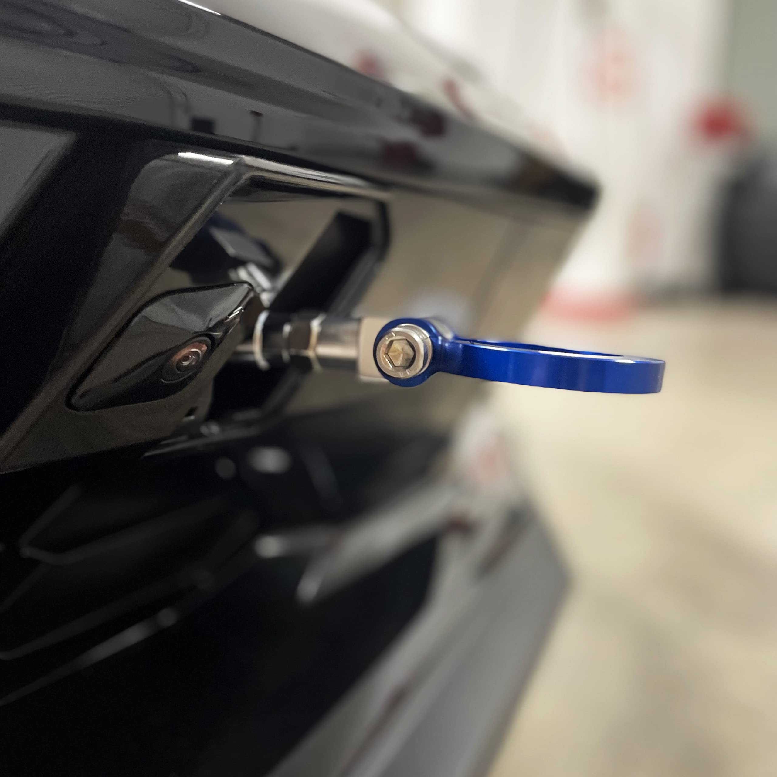 SR1 Performance C7 & C8 Corvette Premium Tow Hook for 2014-2025 Corvettes (Front & Rear, Blue)