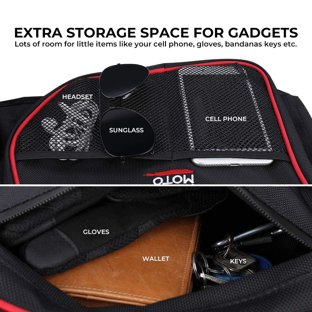 Kemimoto Door Bags Compatible With Rzr, 2023 Upgraded Zipper Storage Bags With Cup Holder And Removable Knee Pad Compatible With