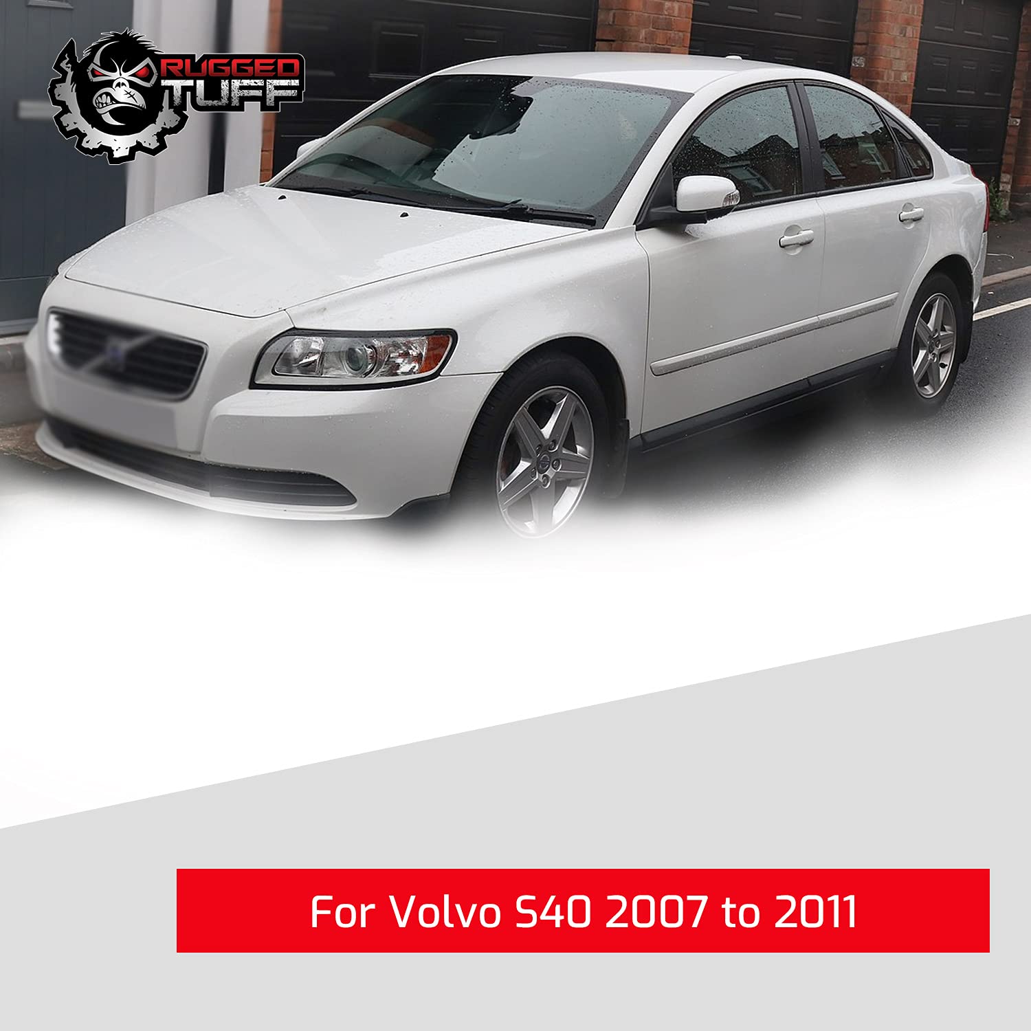 Exactafit 8225R Passenger Side Mirror Glass Replacement Repair Compatible With 2007-2014 Volvo C30, C70, S40, S60, S80, V50, V70