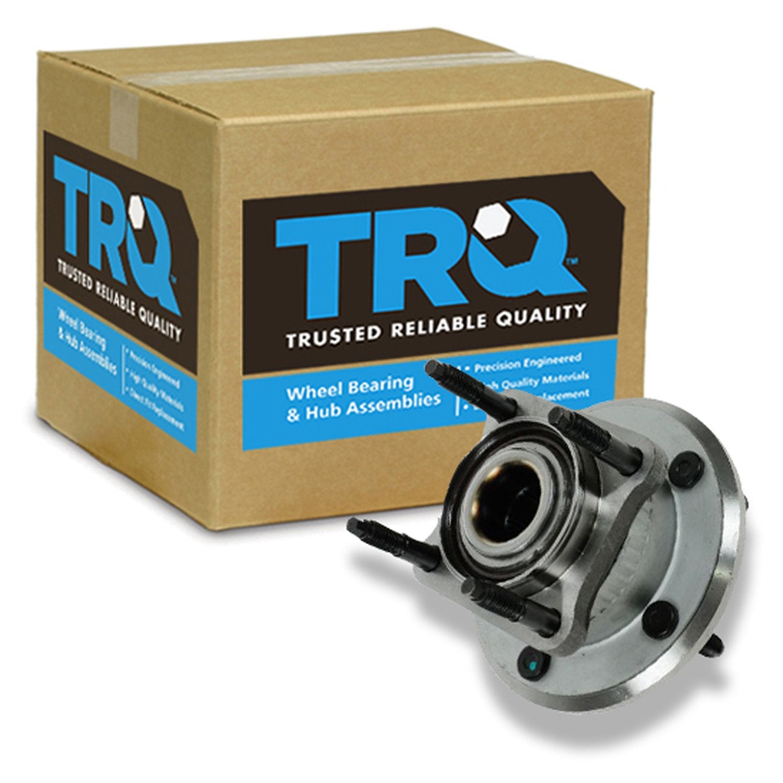 Trq Rear Left Right Wheel Hub Bearing Assembly Driver Passenger Side Compatible With 2006-2010 Jeep Commander 2005-2010 Grand Ch