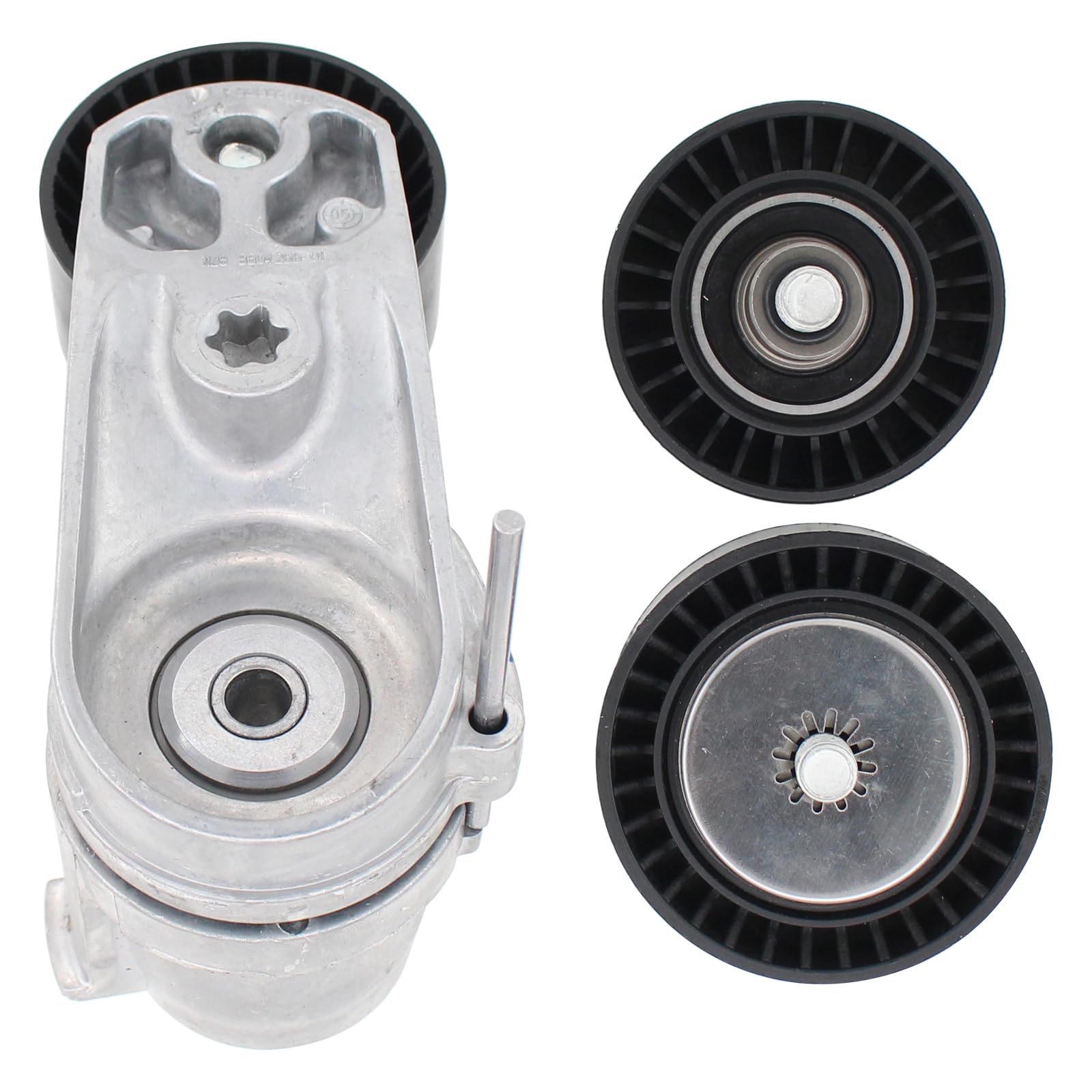 MOTOKU Belt Tensioner and Serpentine Belt Pulley for BMW 530i 2017, 535i 2010-2017, 540i 2017, 640i 2012-2018, 740i 2013-2015, 7