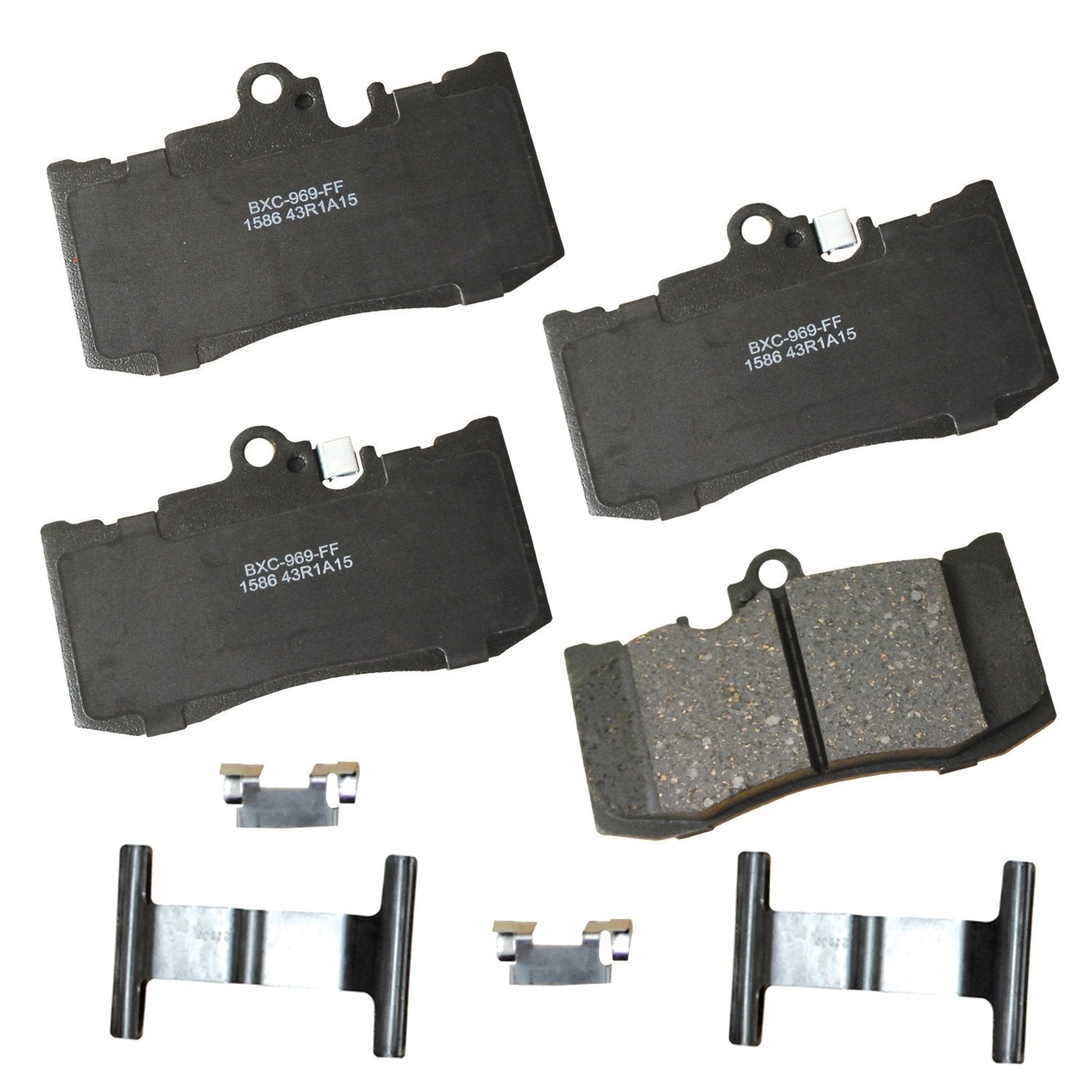 Bendix Premium Sbc1586 Ceramic Front Brake Pads For Select Models Lexus Gs200T, Gs300, Gs350, Gs430, Gs450H, Gs460, Is200T, Is30