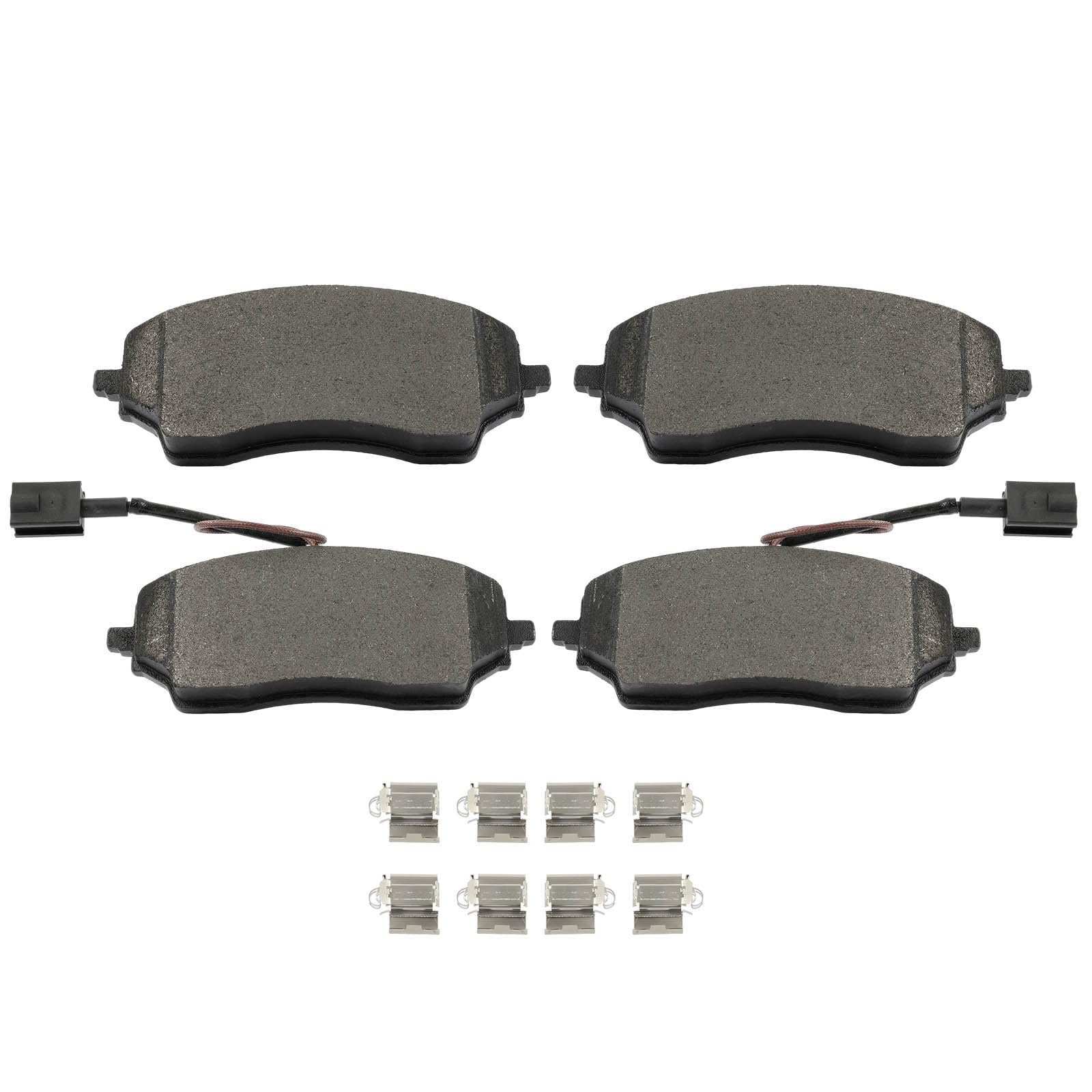 SCITOO D2467 Rear Metal Brake Pads Sets w/Hardware Replacement For Ram For ProMaster 1500 2022-2024,For Ram For ProMaster 2500 2