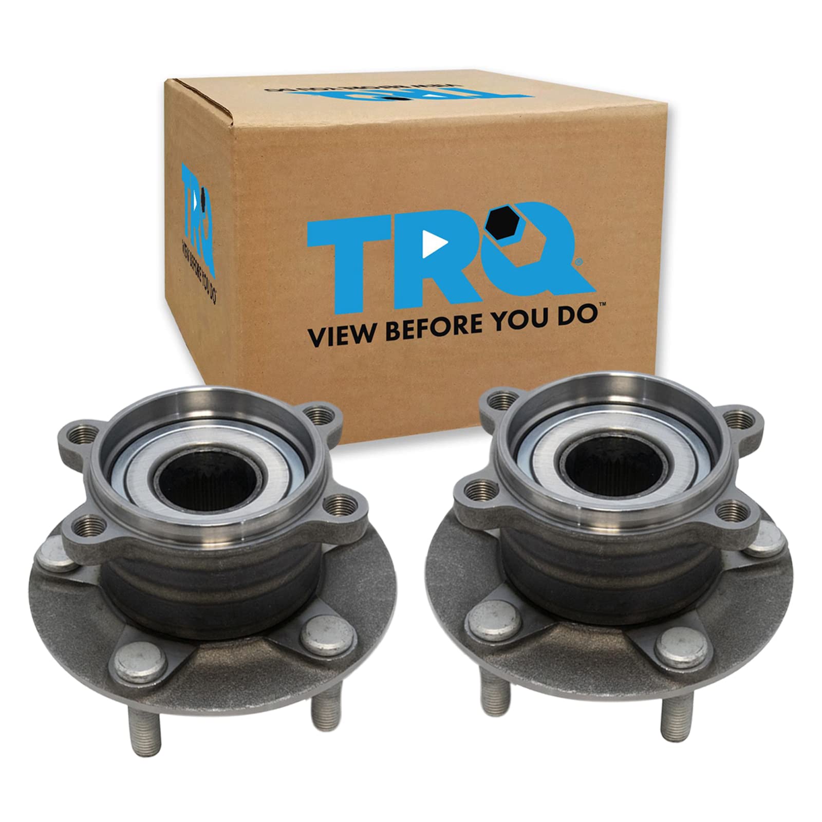 Trq Rear Wheel Hub Bearings Assembly Set Compatible With 2013-2023 Mazda Cx-5
