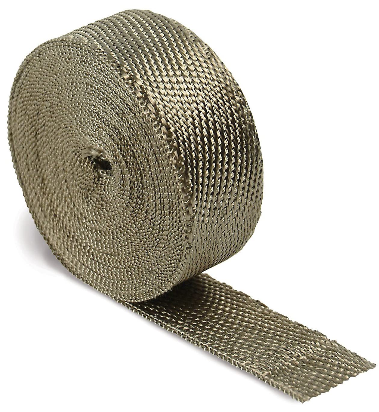 Design Engineering Titanium Exhaust Heat Wrap With Lava Rock Technology - 2 X 50' - Heat Wrap For Exhaust Pipes, Pliable Exhaust Wrap Tape, Withstands 1800°F Direct Heat & 2500°F Intermittent Heat