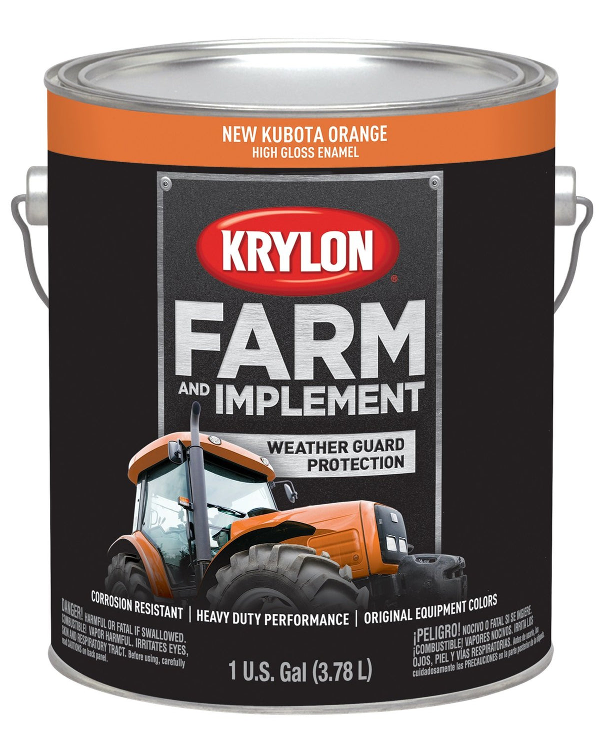 Farm & Implement Paint New Kubota Orange Gallon