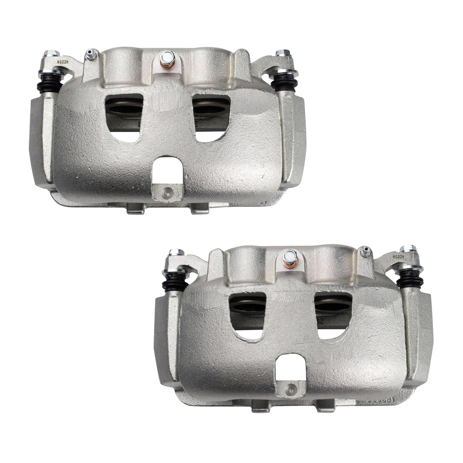 Trq Front Brake Caliper Set Compatible With 2013-2019 Ford F-250 Super Duty F-350 Super Duty 2013-2016 F-450 Super Duty