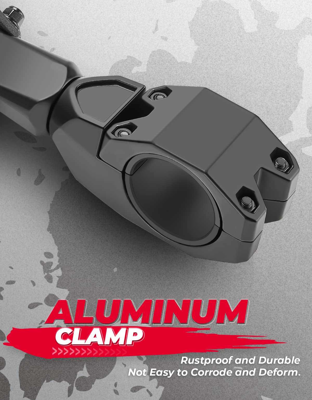 Kemimoto Utv Side View Mirrors Fits 1.75-2'' Roll Bar Compatible With Polaris Rzr 800 900 1000 Xp Turbo Pioneer Rhino Mule Teryx