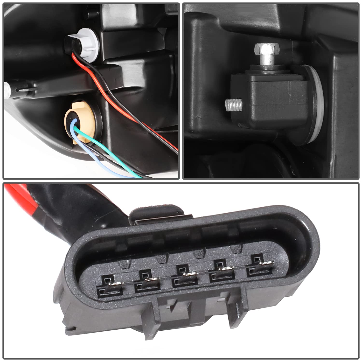 Dna Motoring Hl-Oh-Ci06-Ch-Am Chrome Amber Headlights Compatible With 06-13 Impala 14-16 Impala Limited 06-07 Monte Carlo