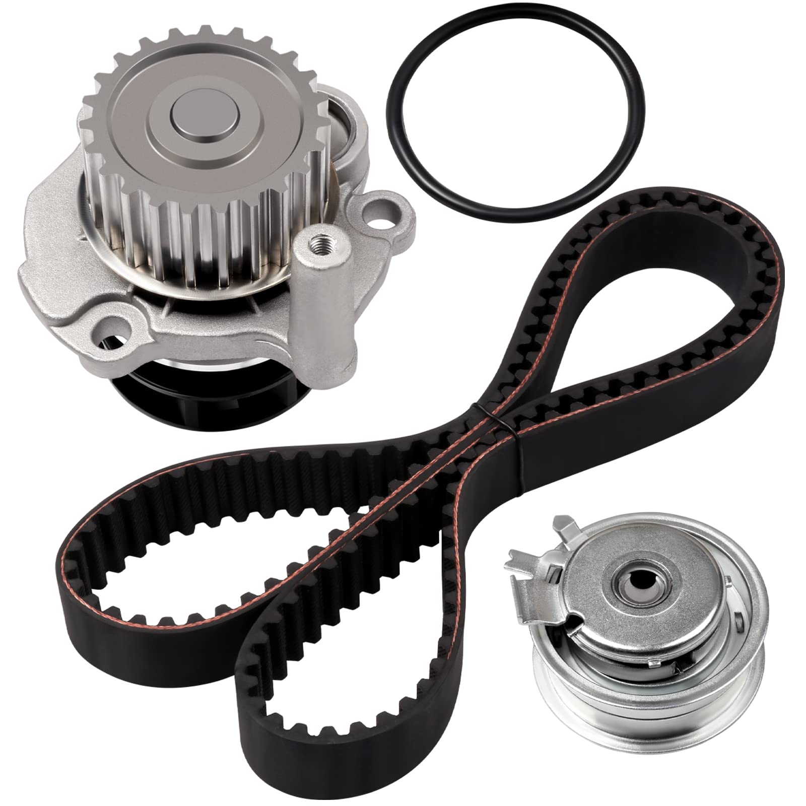 New Timing Belt Water Pump Tensioner Kit Fits 1998-2005 For Jetta Golf 2.0L L4 Sohc Aeg Avh Azg Bev Engine
