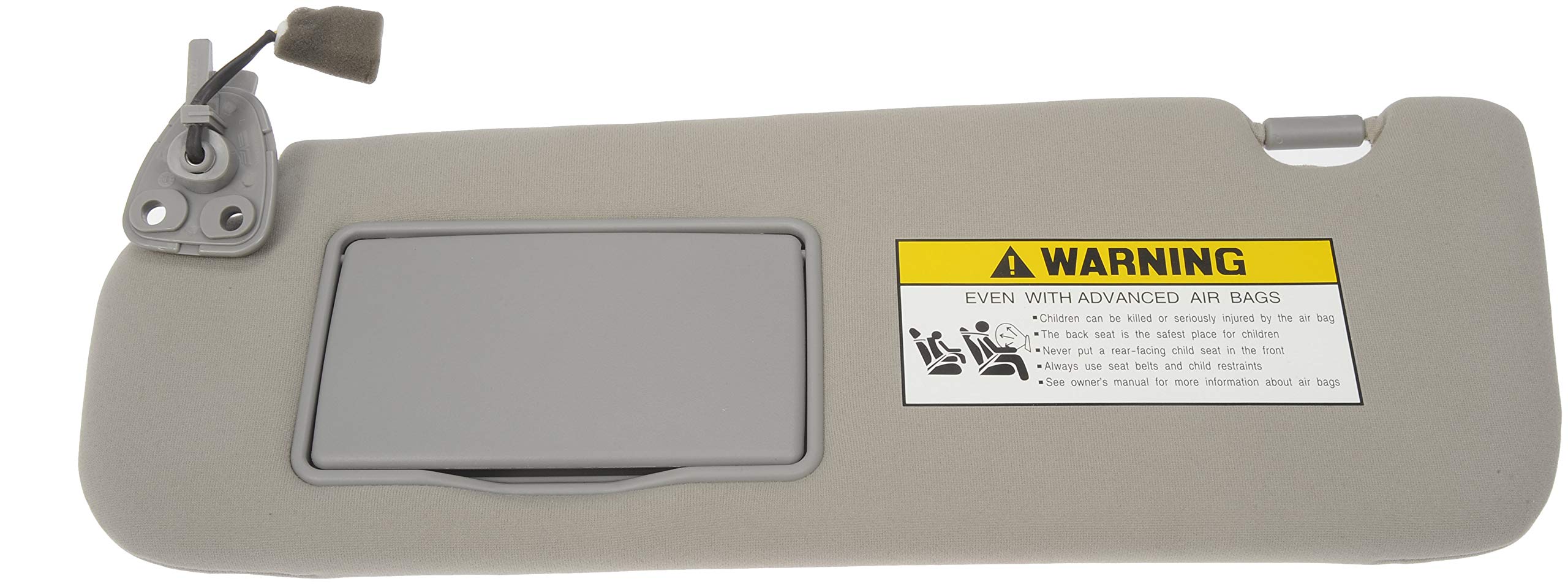 Dorman 74204 Driver Side Sun Visor Compatible With Select Hyundai Models, Gray