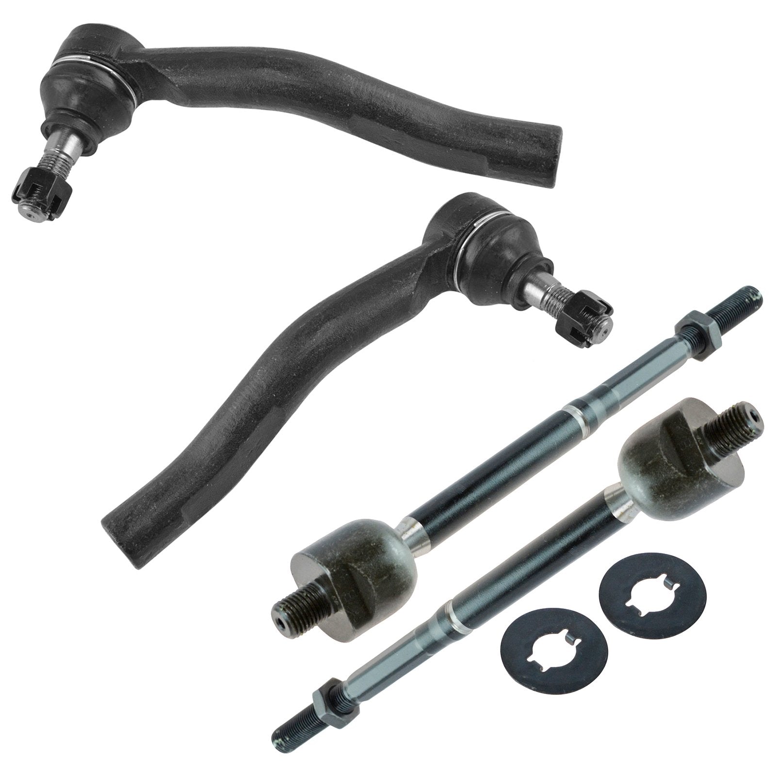 Trq Front Tie Rod Set Compatible With 2000-2005 Toyota Echo