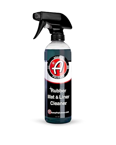 Adam'S Polishes Rubber Mat & Liner Cleaner 16Oz Protectant & Rubber Floor Mat Cleaning Solution For Car Detailing  Deep Cleans &