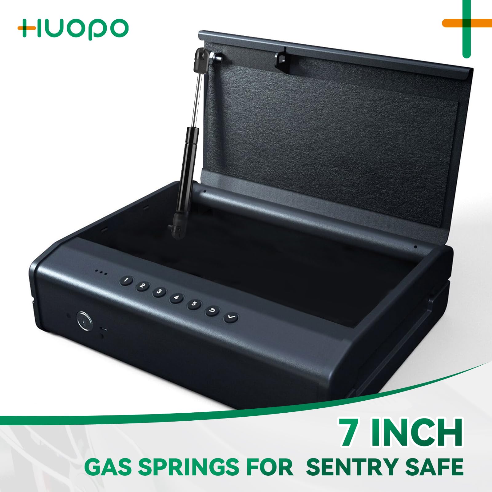 7 inch 18lb/80N Gas Strut Shock Spring Lift Support for Cabinet Door Sentry Safe Replacement Parts Lightweight Lid Toolbox Toybo