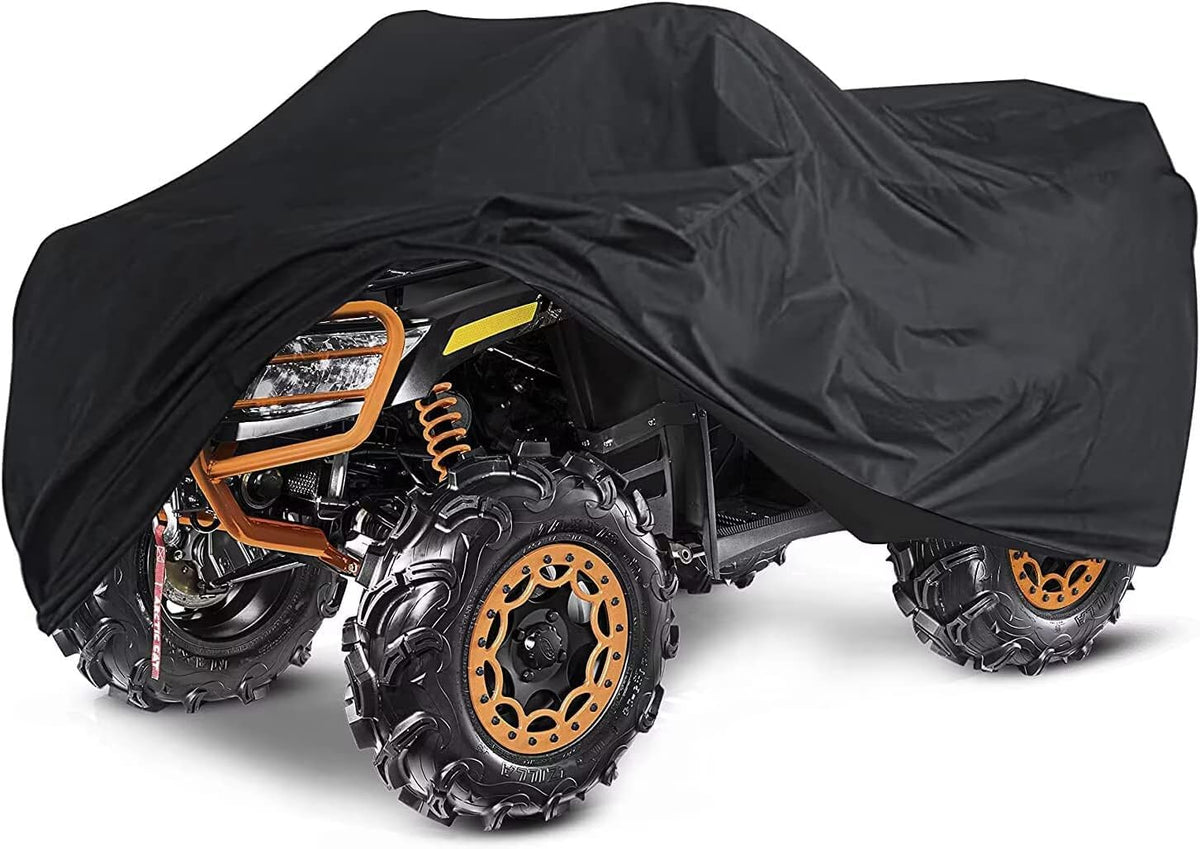 Kayme ATV Cover Waterproof Heavy Duty All Weather, Quad 4 Wheeler Cover Sun Rain Snow Protection, Fits for Honda, Yamaha, Polari
