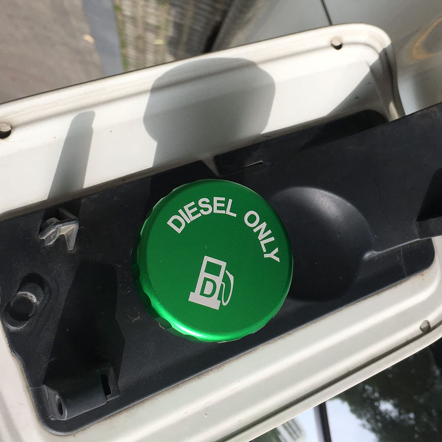 Xjdamz Aluminum Diesel Cap And Def Cap Only Fit 2019-2021 Latest Dodge Ram 6.7L 1500 2500 3500 (There Are Three Vertical Plastic Posts At The Fuel Filler) (Xj-12589)