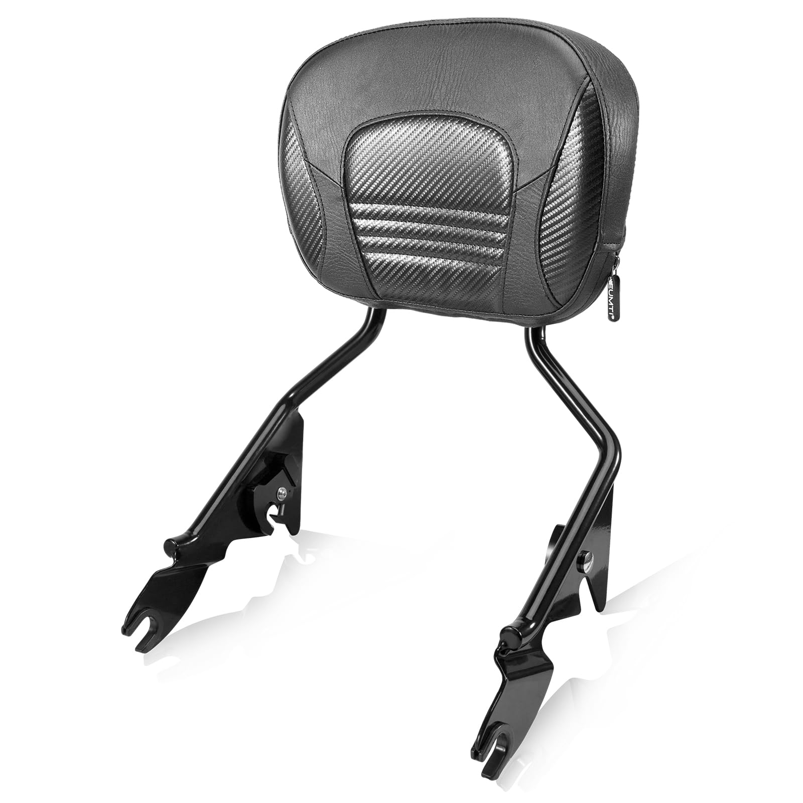 Eumti Detachable Sissy Bar Upright For Harley Touring 2009-2024, Rear Passenger Backrest Pad Compatible for Street Glide Road Gl