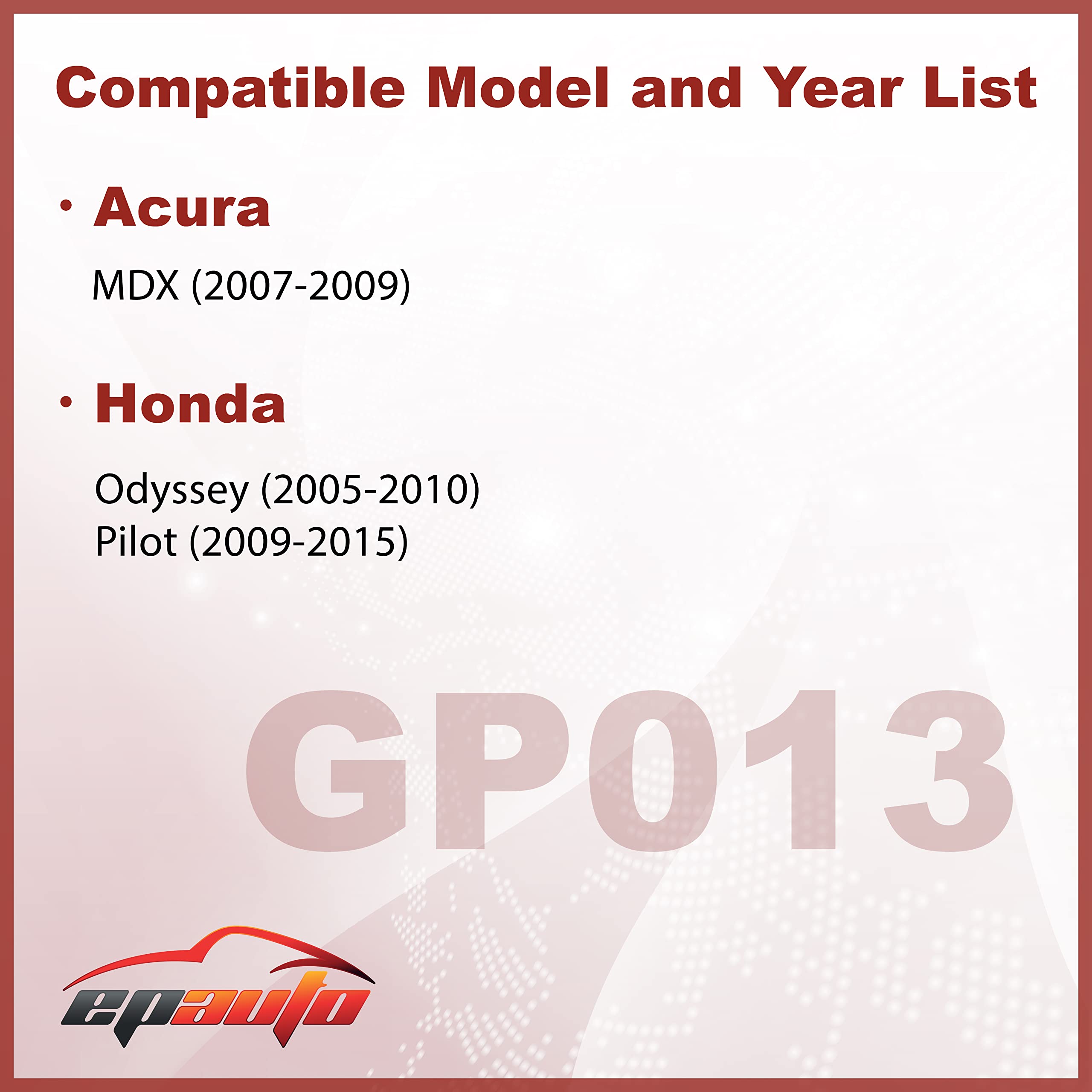 Epauto Gp013 (Ca10013) Rigid Panel Engine Air Filter