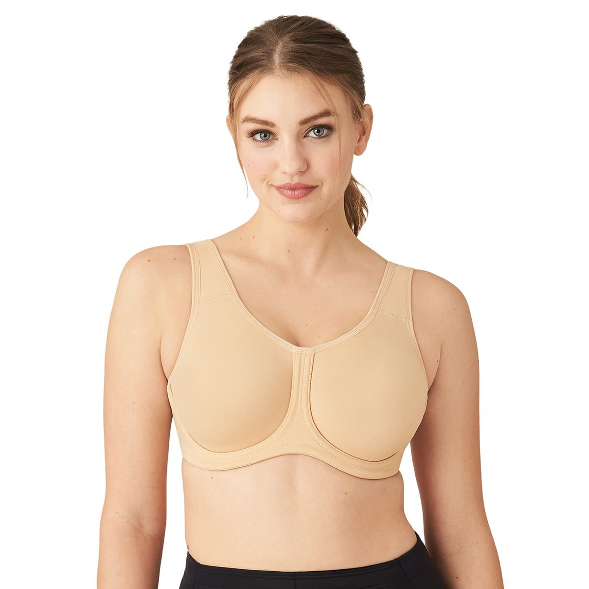 Wacoal Womens Full Figure Underwire Sports Bras, Sand, 42Dd Us