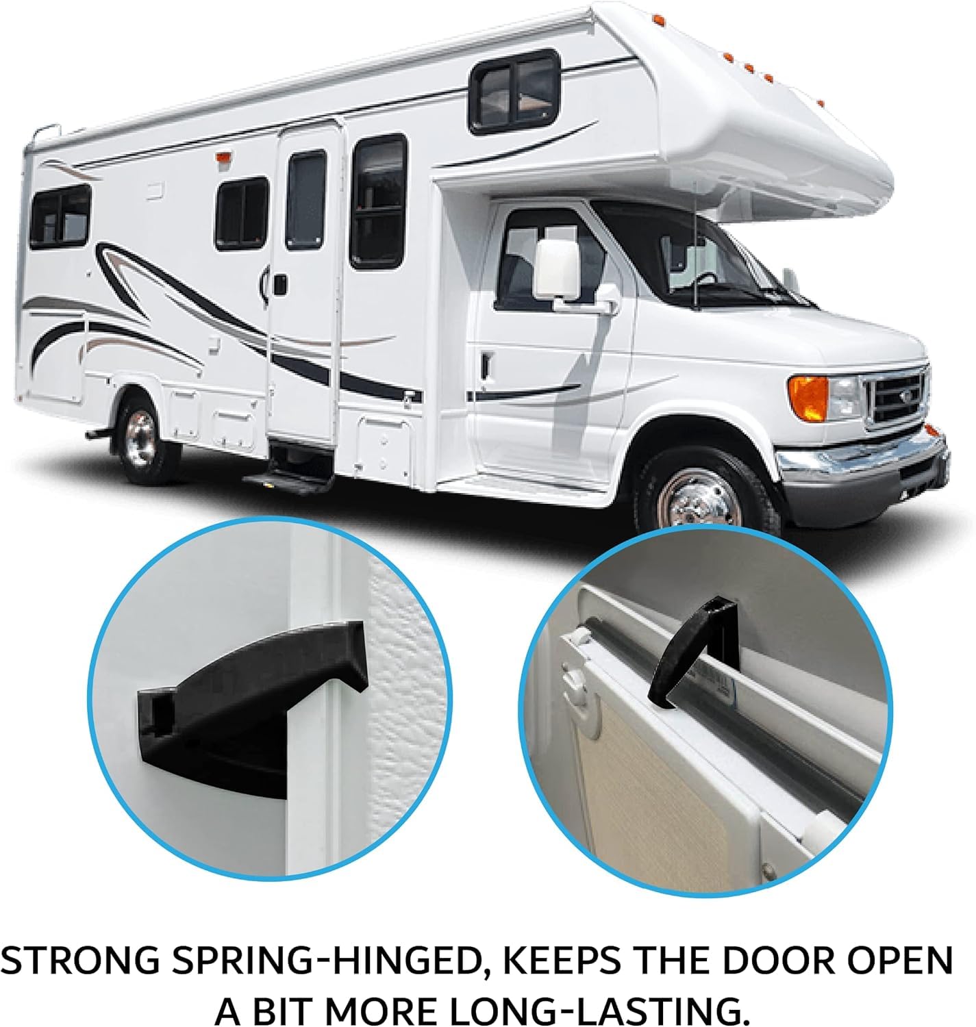 Nu-Set | 4Rv013 Rv Baggage Door Catch | Rv Accessories & Door Hardware (Black, 8 Packs)