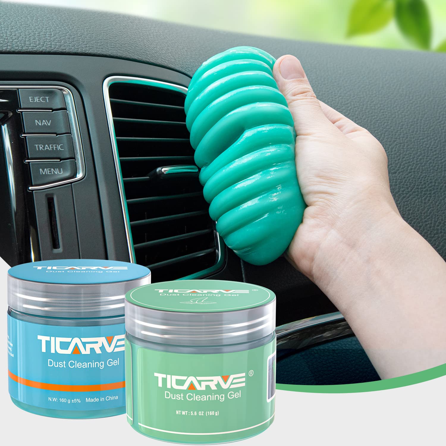 Ticarve Cleaning Gel For Car Putty Car Slime Cleaning Car Detail Putty Tools Car Interior Cleaner Automotive Car Cleaning Kits K