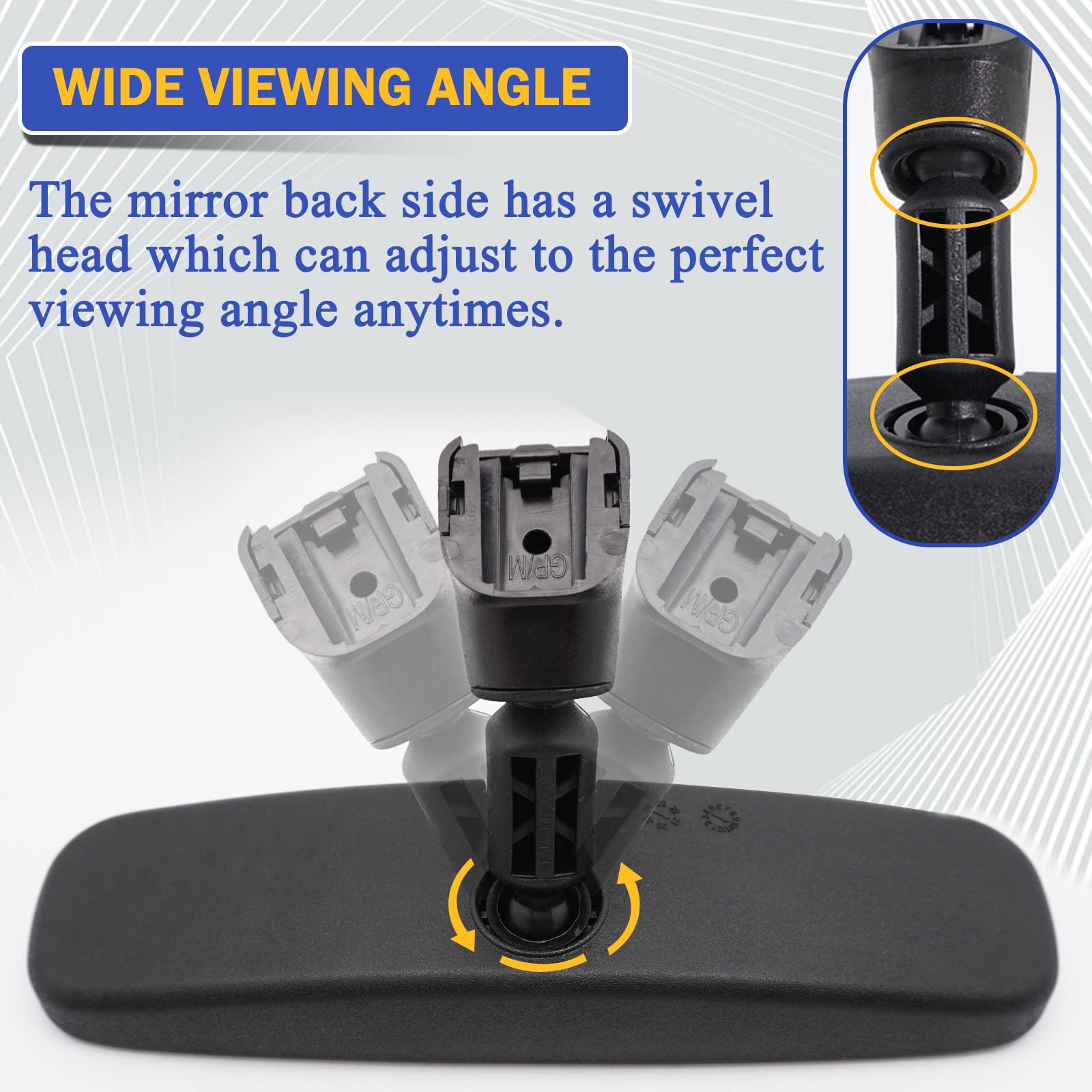 Interior Rear View Mirror Assembly For Nissan Rogue Altima Nv1500 Nv2500 Nv3500 Frontier Tiida Sentra Titan Fairlady 350Z 96321-