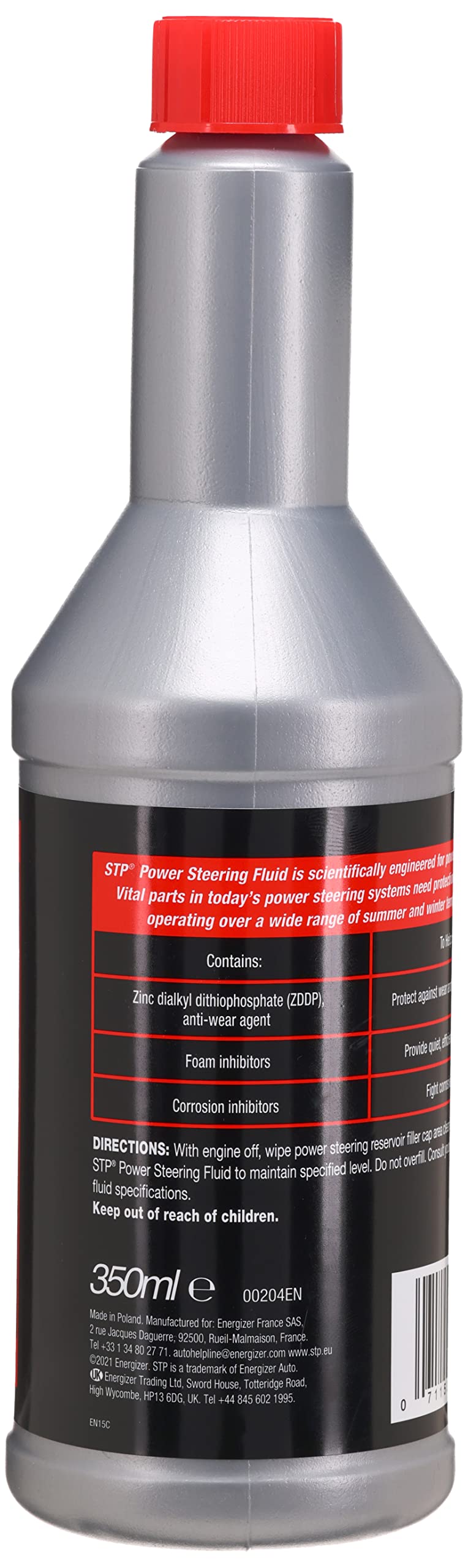 Stp Power Steering Fluid, Protects Against Wear And Stops Squeels With All Power Steering Units, 12 Oz