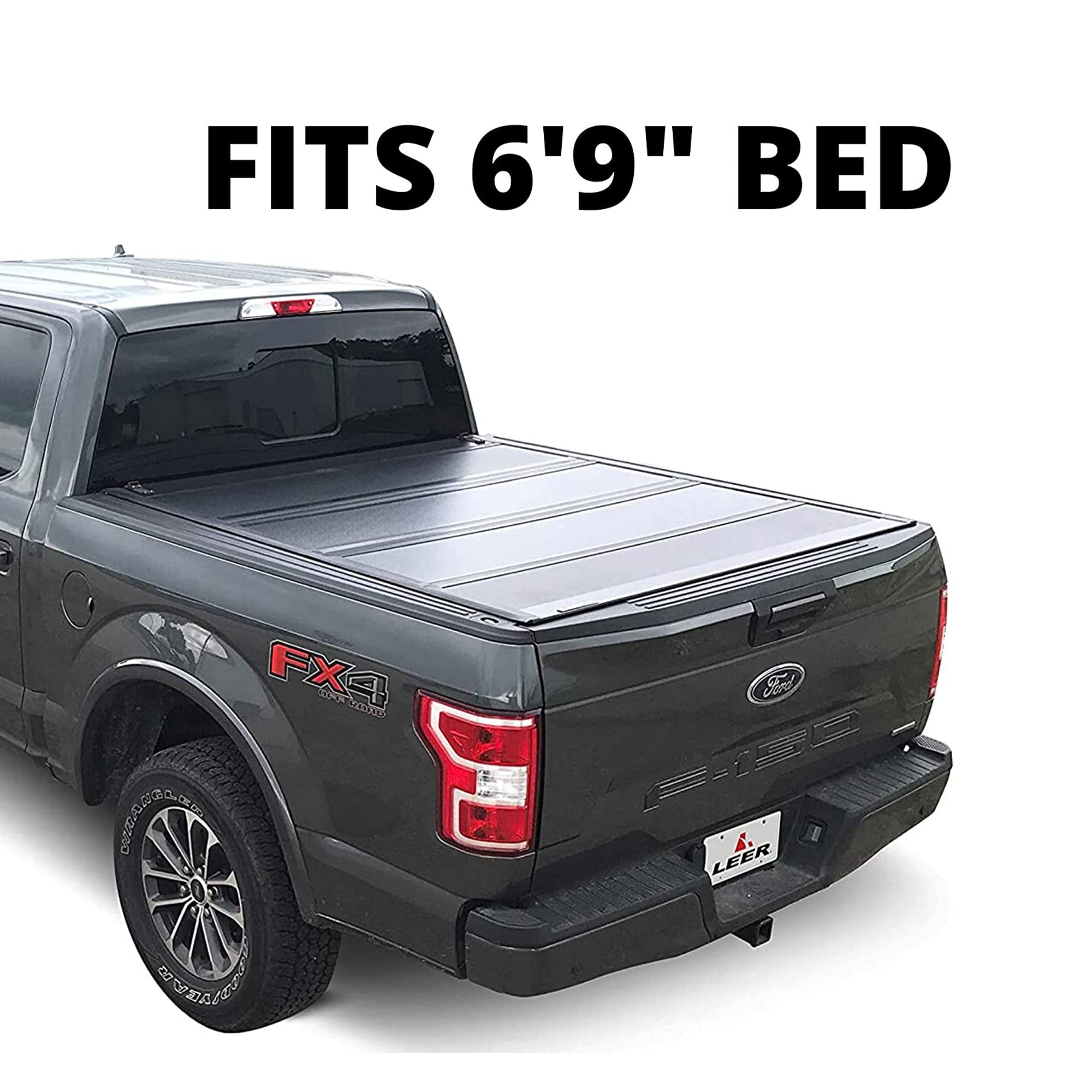Leer Hf650M | Fits 2017+ Ford Superduty With 6.9 Ft Bed | Hard, Quad-Folding, Low Profile Tonneau Cover | Sku 650400