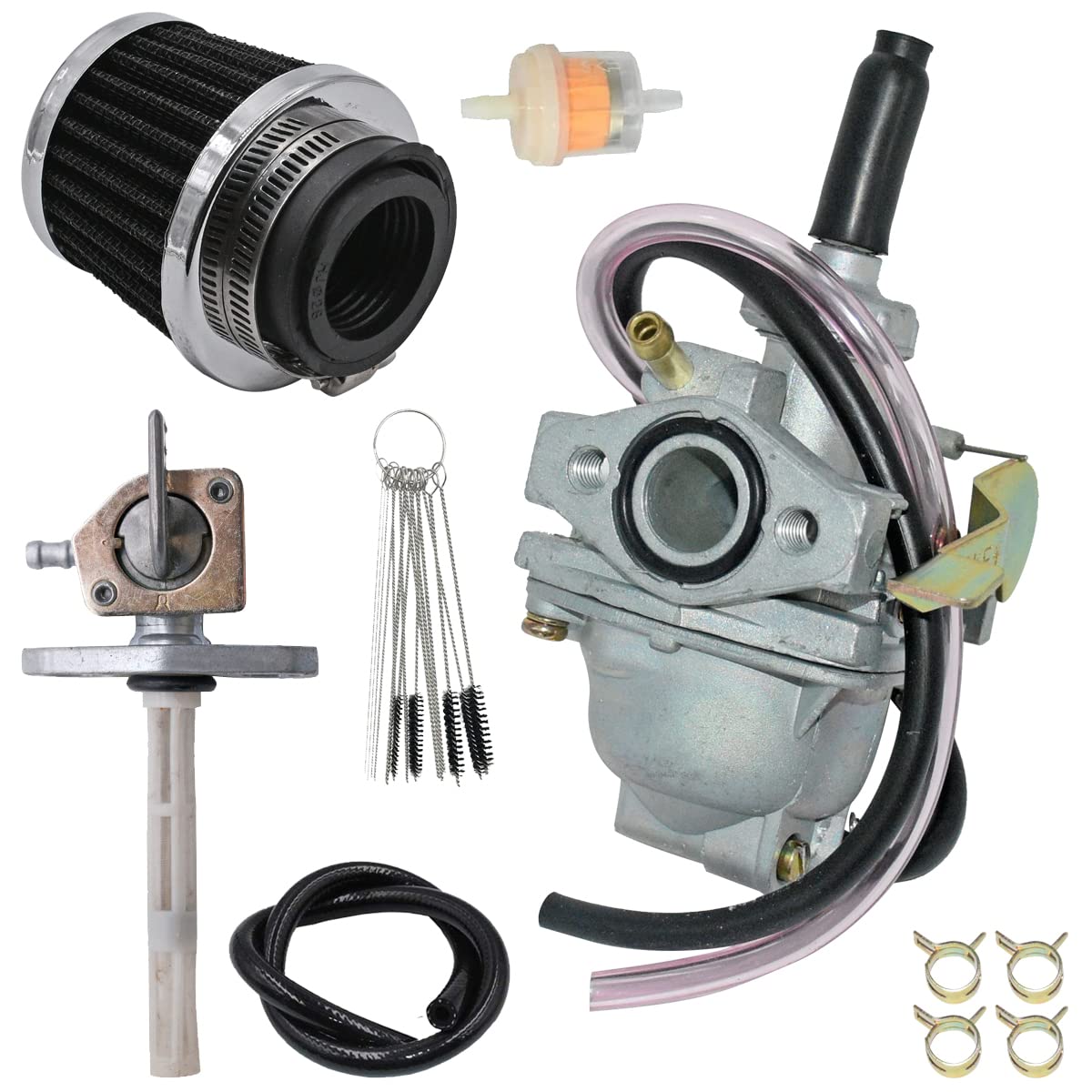 Jdllong Xr50 Crf50 Carburetor Fit For Honda Crf50F Z50 Crf Xr 50R Z50R Z50A Mini Trail 50 Mini Bike Carb With Air Filter & Fuel 