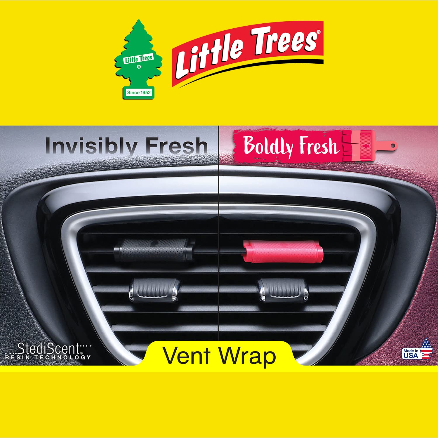Little Trees Car Freshner Black Ice Rectangle Air Freshener Rp 4 Ct