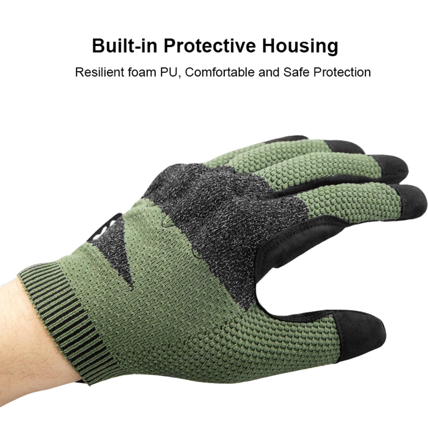Vxw Motorcycle Gloves For Men Full Finger Touchscreen Motorbike Gloves High Protection Motorcycle Gear For Bmx Atv Road Racing(S