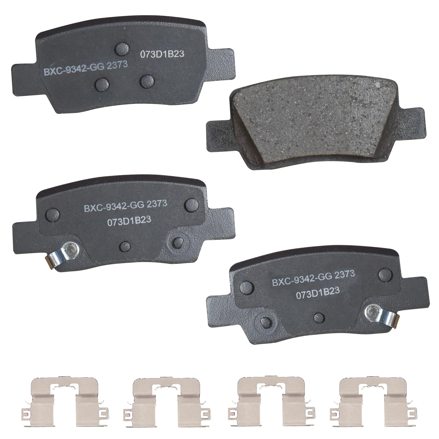 Bendix Premium Sbc2373 Ceramic Rear Brake Pads For Hyundai Elantra 2024-2021, Kia Seltos 2023-2021
