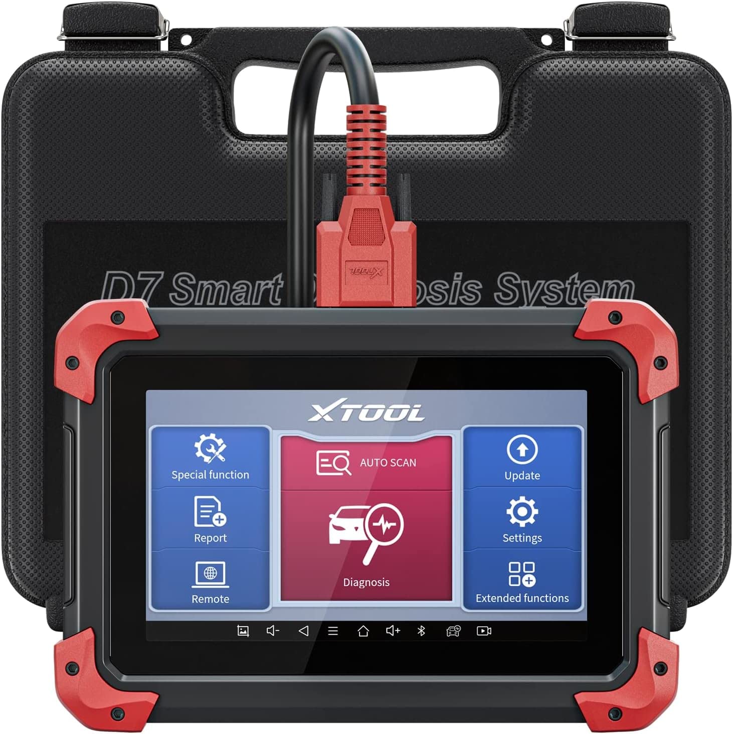XTOOL D7 Bidirectional Scan Tool with 3-Year Updates, 2023 Newest Automotive Diagnostic Scanner with ECU Coding, All System Scan
