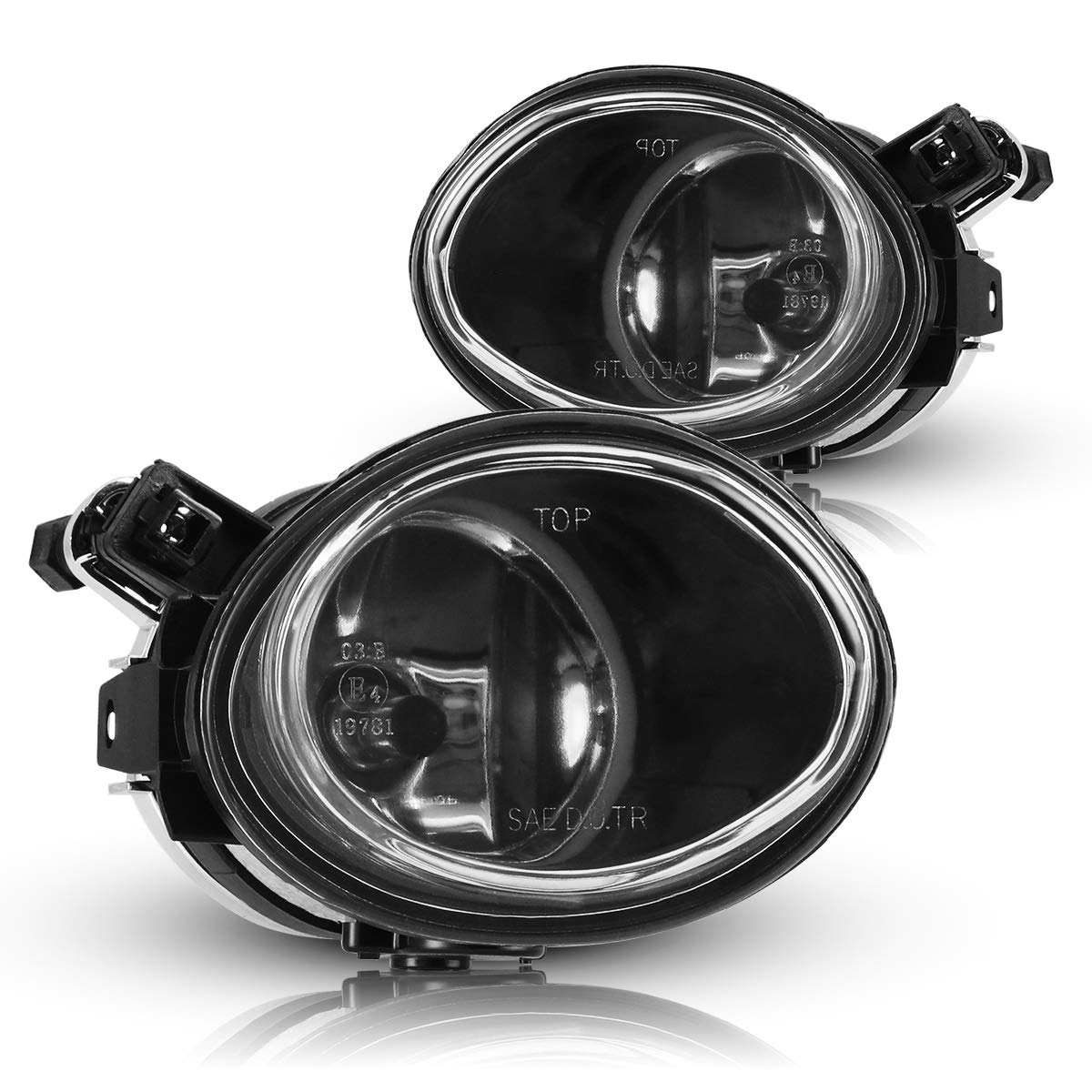 Autowiki Fog Lights For 2001-2006 Bmw 3 Series E46 M3/ 00-03 5 Series E39 M5 With Clear Lens 2Pcs