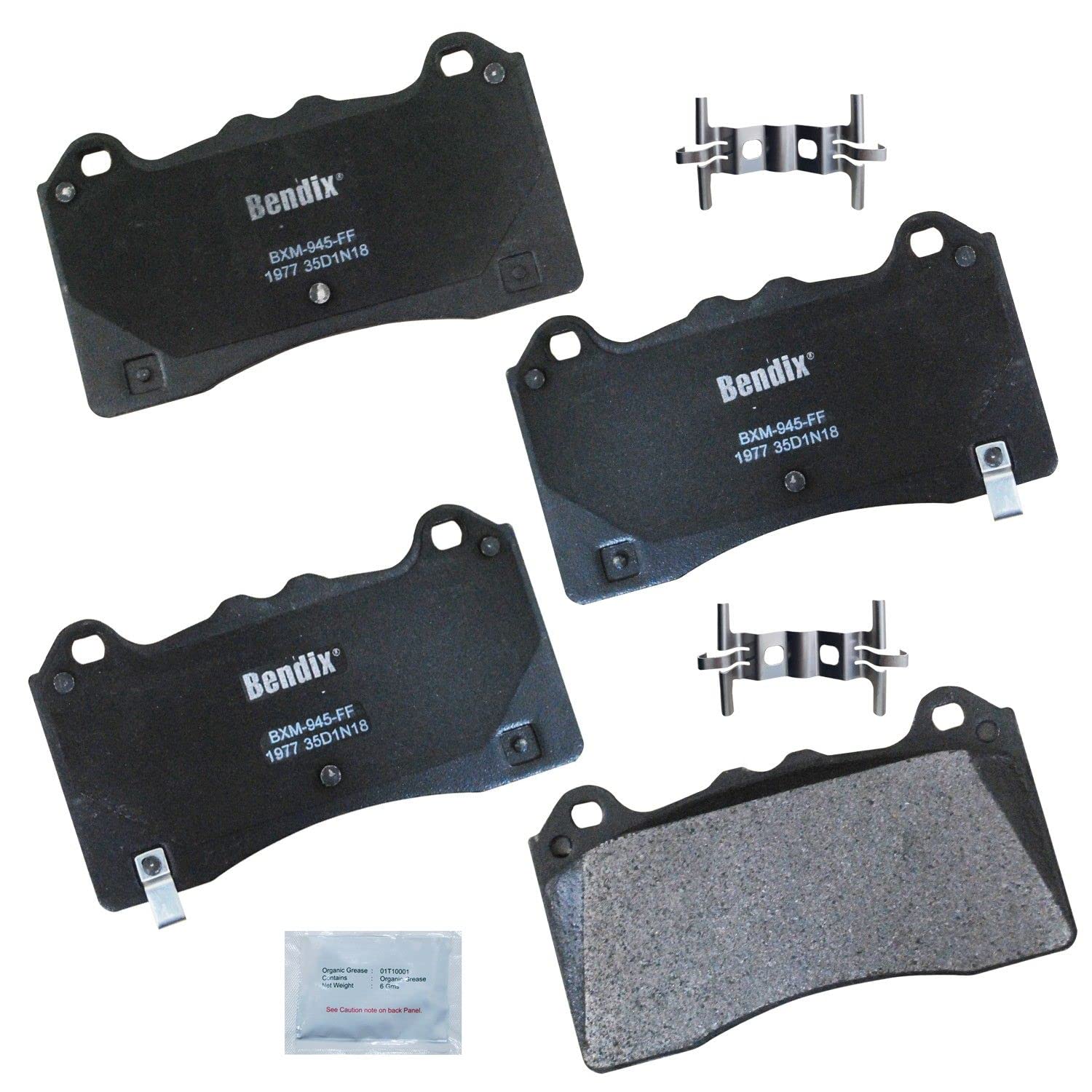 Bendix Priority1 Cfm1977 Semi-Metallic Front Brake Pads For Ford Focus 2018-2016