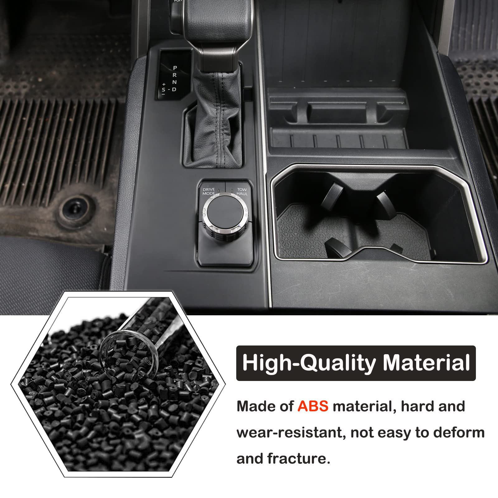 Aunginsy Central Control Gear Shift Panel Trim Cover Compatible With Toyota Tundra/Sequoia 2022-2025 Truck Gear Shifter Console