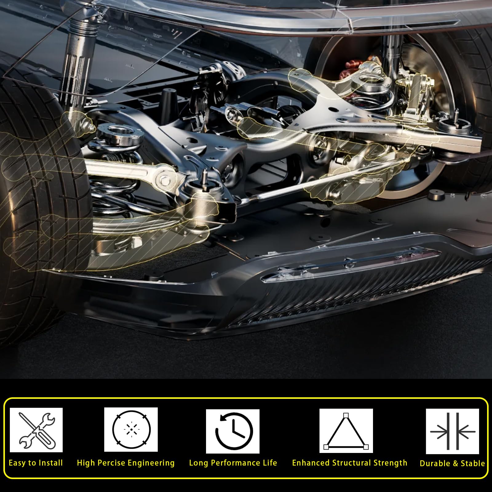 Hhcm Rear Sway Bar Link Kit 2Pc K750257 For Toyota Rav4 2006-2018, Stabilizer Bar End Links For Lexus Nx300H 2015-2019, Nx200T 2