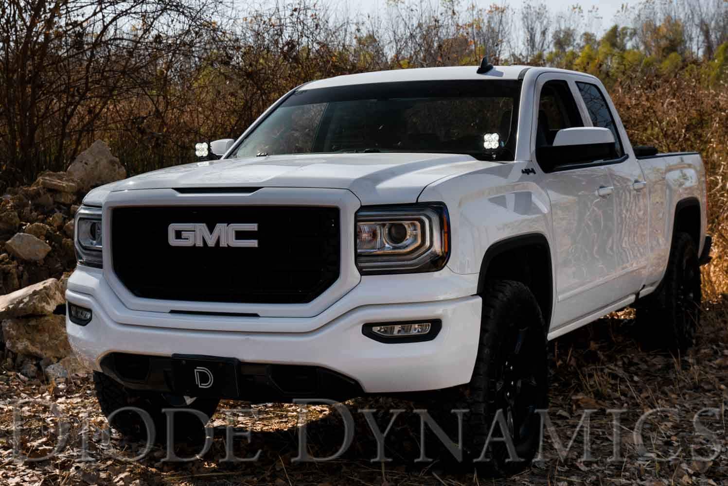 Diode Dynamics Stage Series Backlit Ditch Light Kit Compatible With Gmc Sierra 1500 2014-2019, Bracket Only None