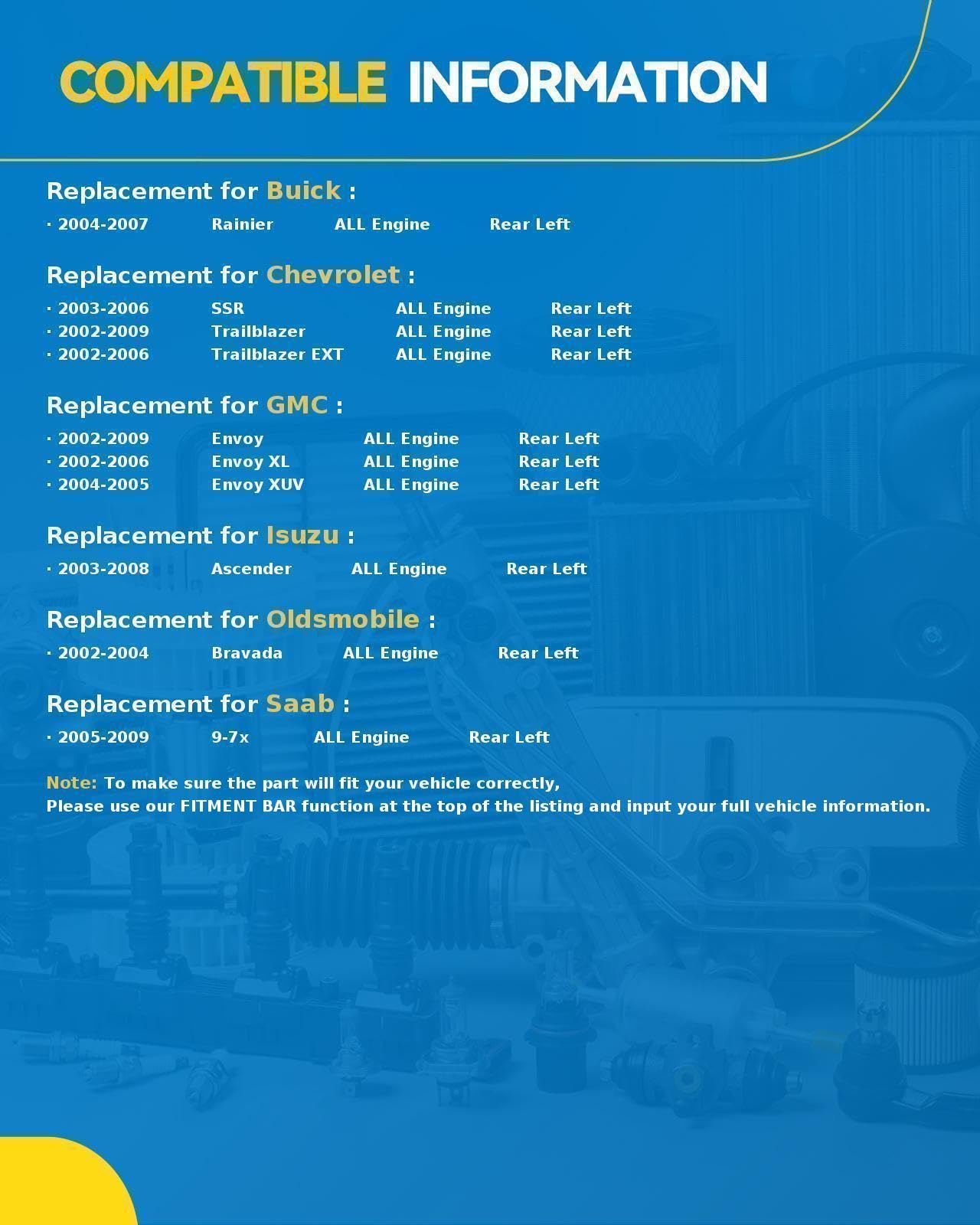 Philtop 18-B5175 Rear Left Brake Caliper Replacement For 2011-2018 Ram 2500, 2011-2018 Ram 3500, 2009-2010 Dodge Ram 2500, 2009-