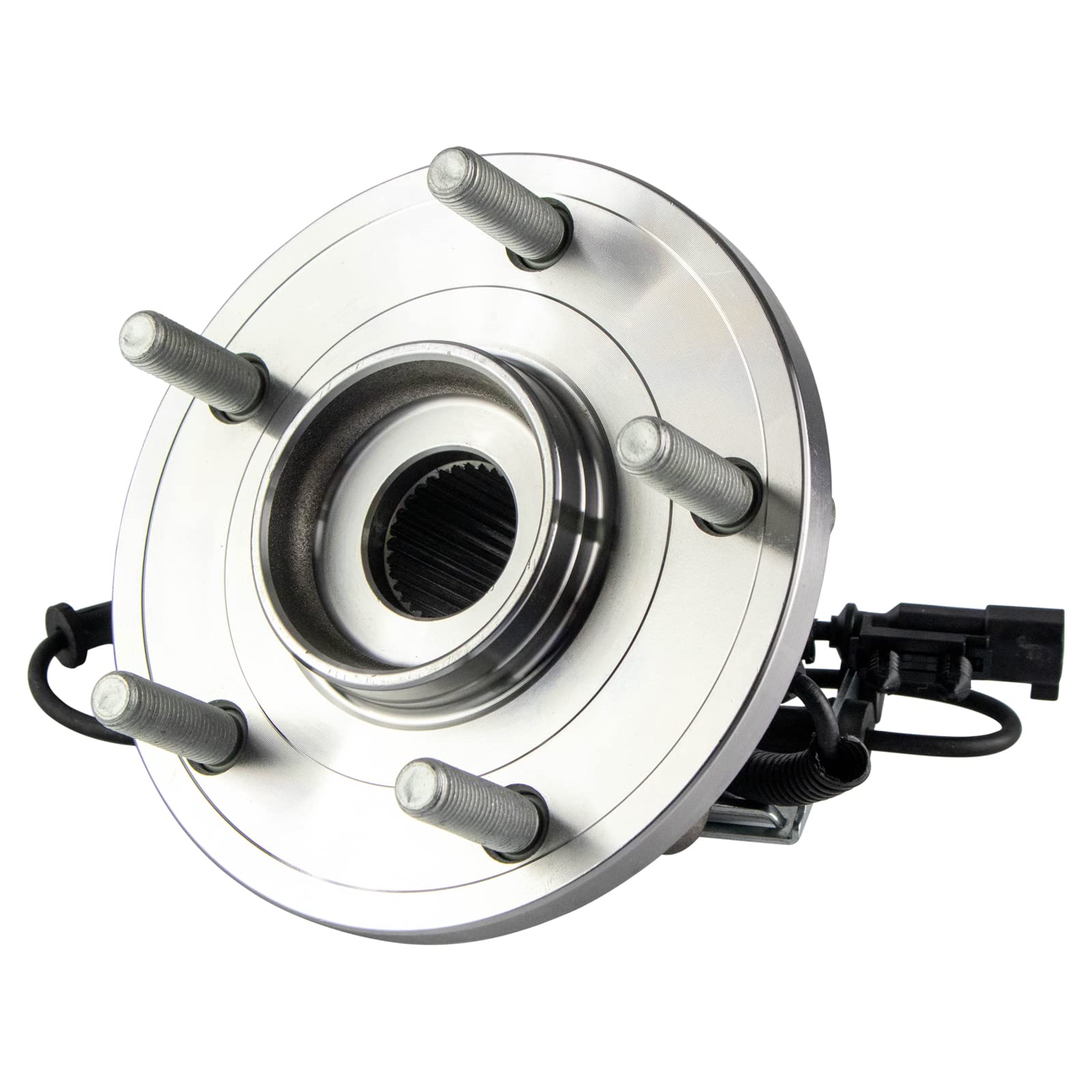 Trq Front Wheel Bearing & Hub Assembly With Abs Sensor Compatible With 2012-2016 Chrysler Town & Country 2012-2020 Dodge Grand C