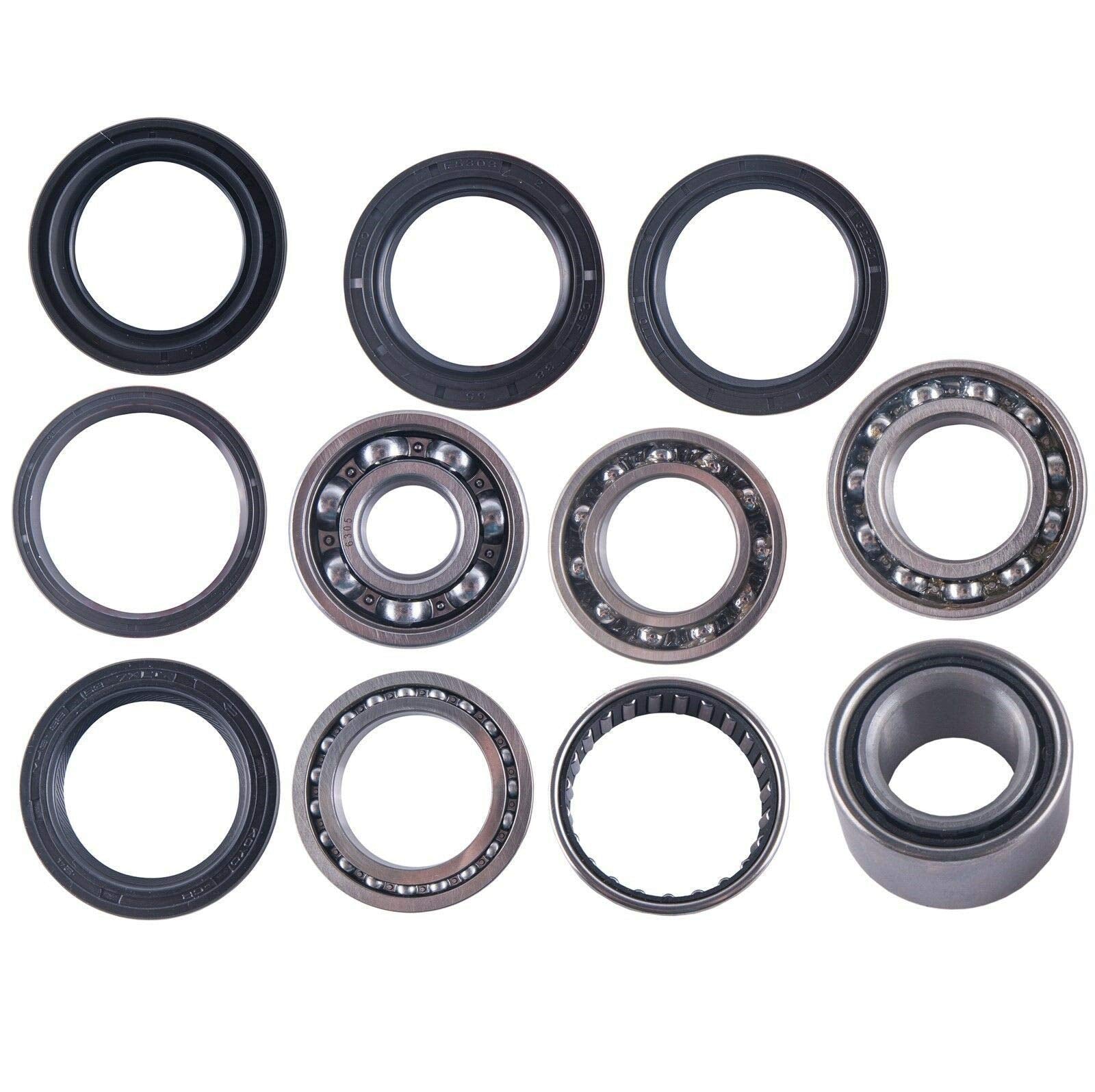 East Lake Axle Replacement For Rear Differential Bearing & Seal Kit Yamaha Kodiak 400/450 Wolverine 2000 2001 2002 2003 2004 200