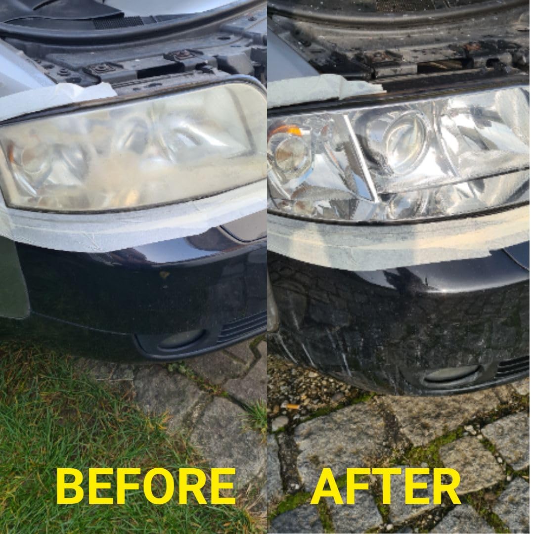 Atg Headlight Restoration Kit | Clean Foggy Headlights | Headlight Cleaner | Headlight Cleaner And Restorer Kit | Headlight Restoration | Headlight Uv Protection | Car Headlight Cleaner