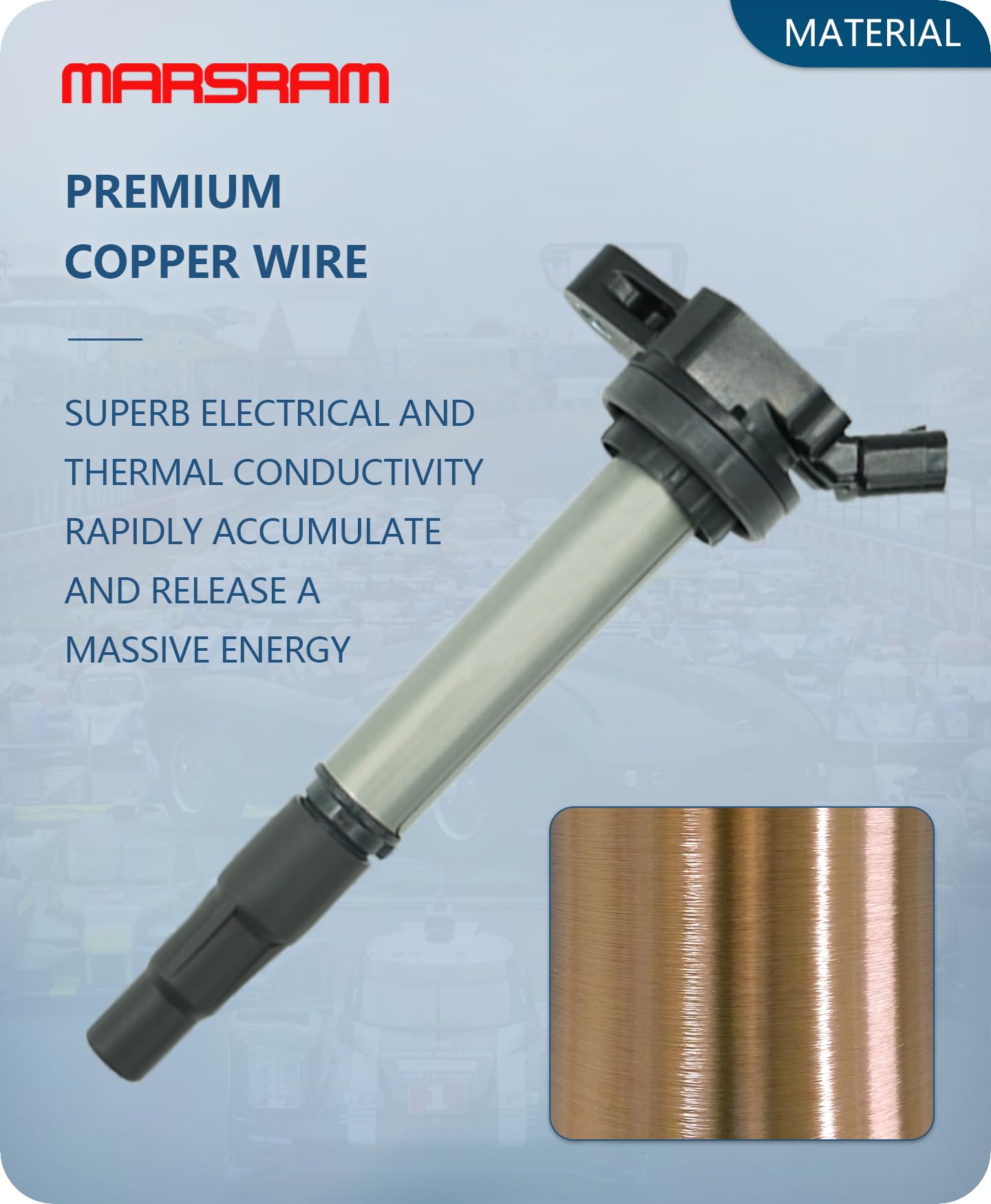 Marsram Ignition Coil Pack Uf596 For 2009 2010 2011 2012 2013 2014 2015 2016 2017 Toyota Corolla Matrix Prius Lexus Ct200H Scion