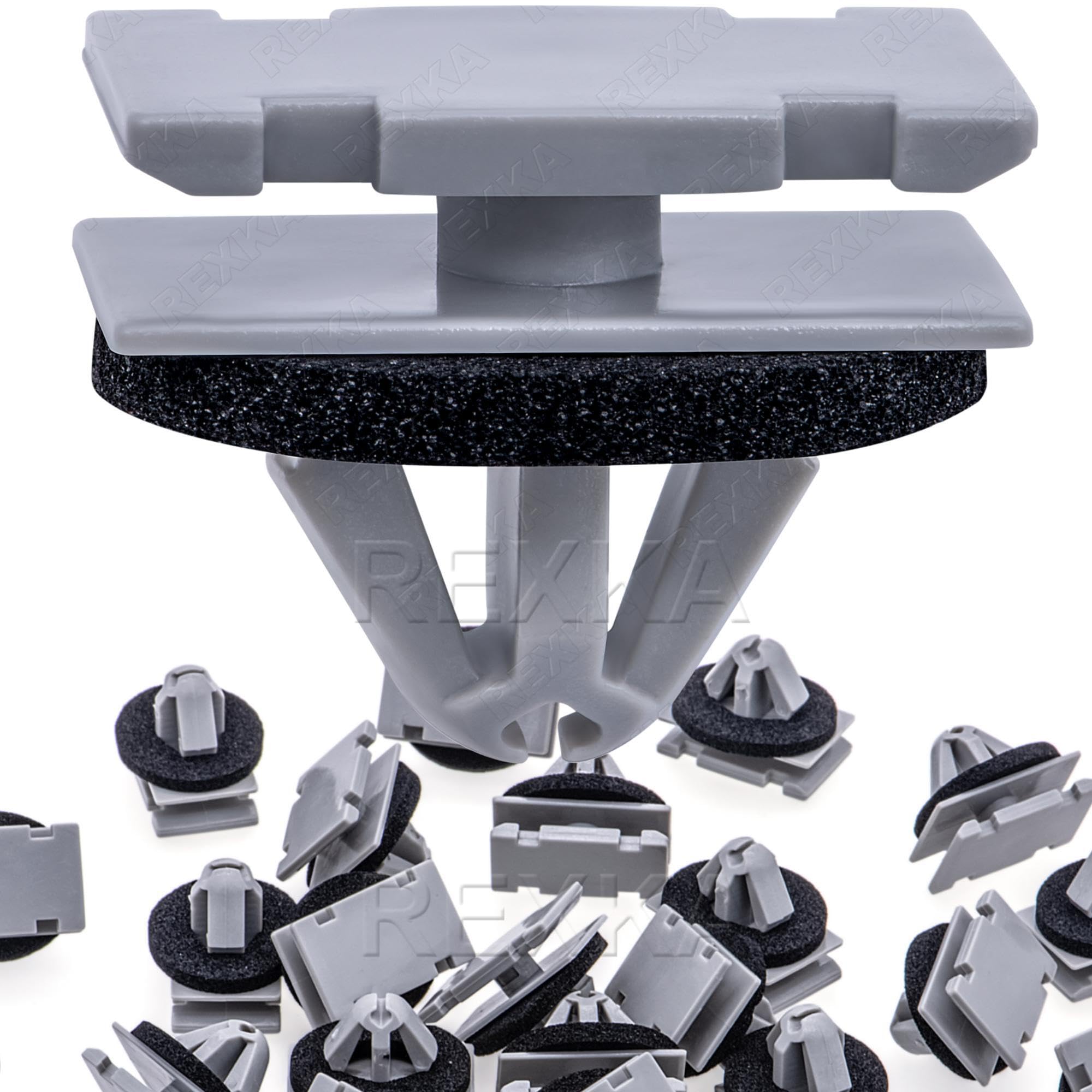 Rexka 30Pcs Rocker Wheel Flare Moulding Clips Compatible With Jeep Grand Cherokee Compass Cherokee 68172491Aa 68271803Aa 6839562